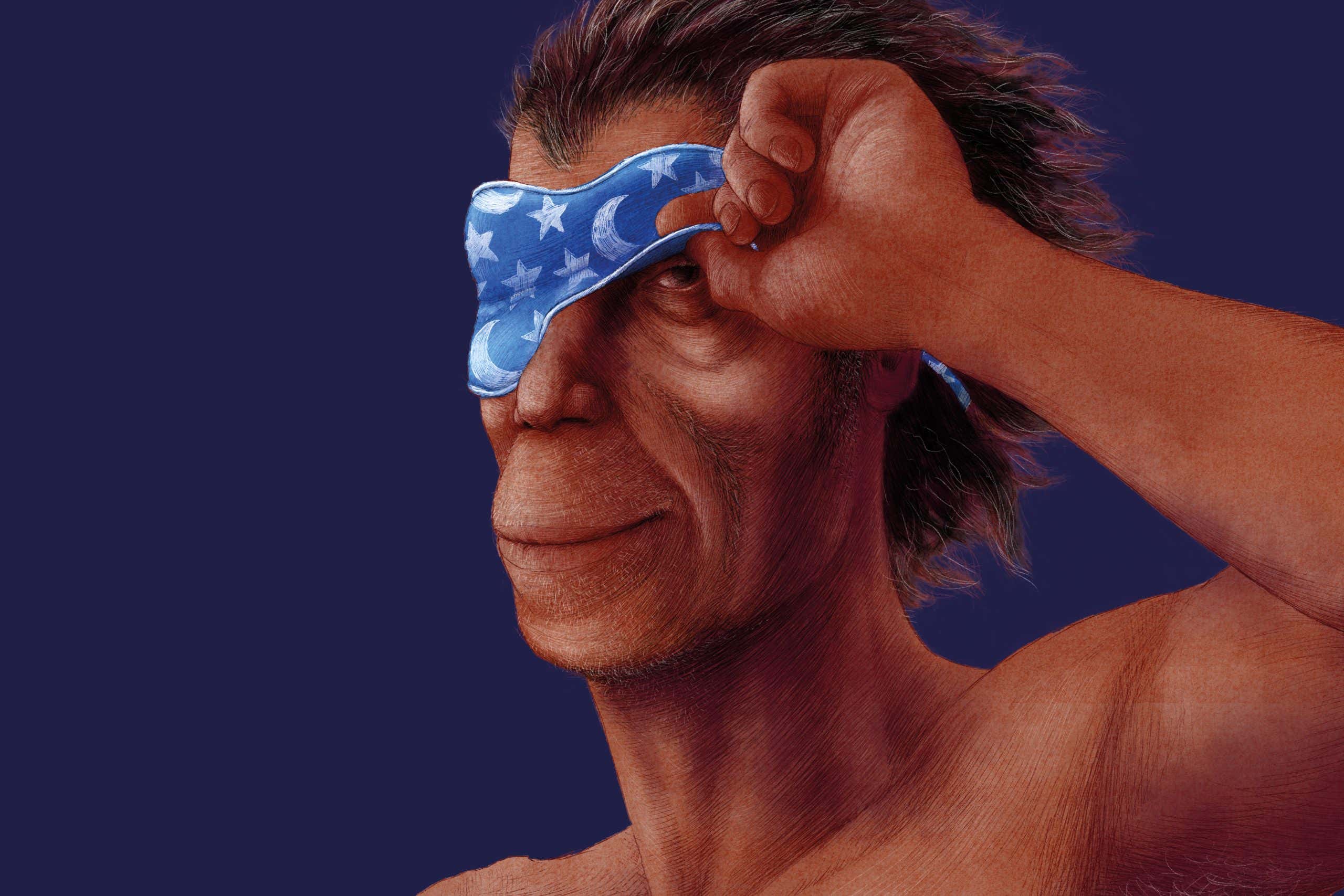 New Scientist cover: The Wide Awake Ape